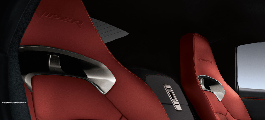 2015 Dodge Viper Interior Seating