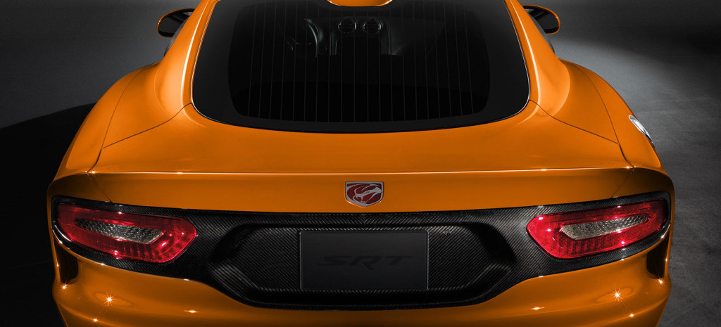 2015 Dodge Viper SRT Exterior Rear End Orange
