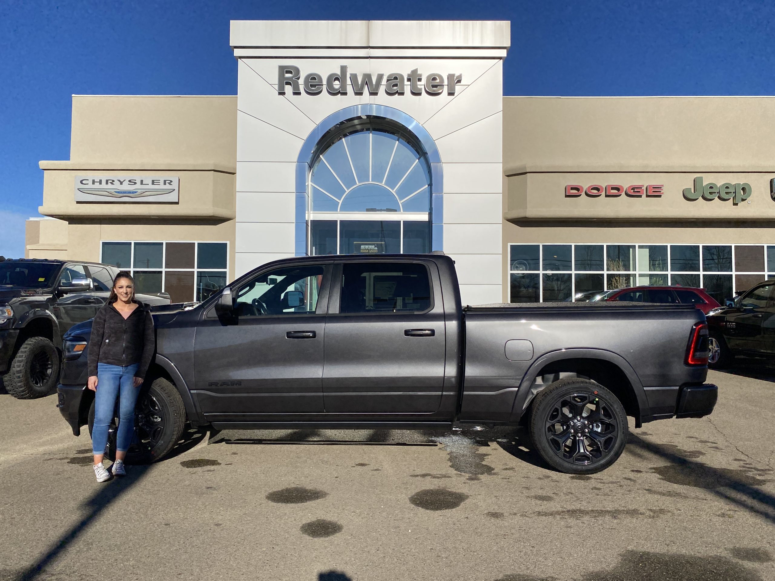 New 22 Ram 1500 Limited Crew Cab 4x4 Night Edition Stock Nr Redwater Dodge Redwater Dodge Official Blog