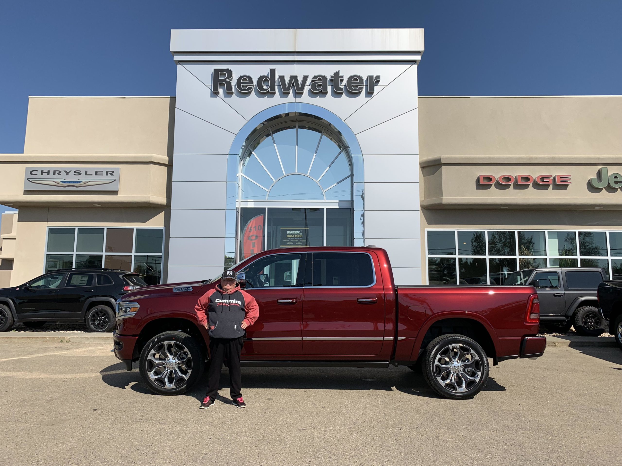 NR18793 New 2022 Ram 1500 Limited Crew Cab 4x4 Redwater Dodge