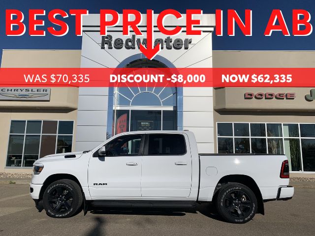 NR12708 2022 Ram 1500 Sport Crew Cab 4x4 - Sales Manager Demo Special - Redwater Dodge