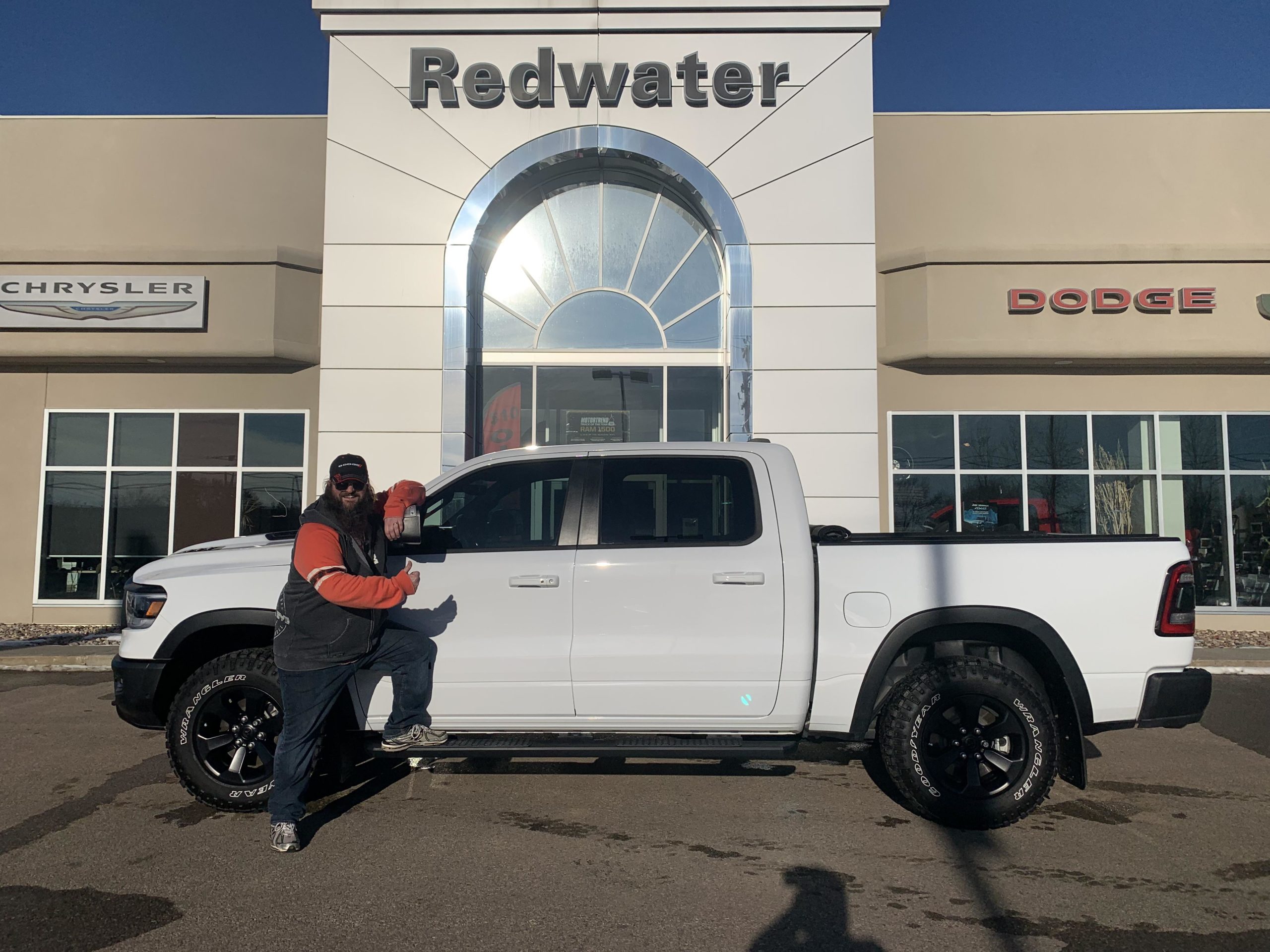 NR16874 2022 Ram 1500 Rebel Night Crew Cab 4x4 - Sales Manager Demo Special Redwater Dodge