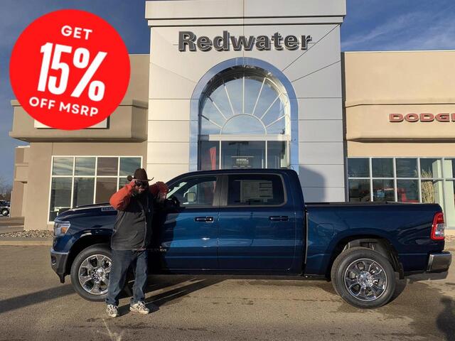 New 2022 RAM 1500 Big Horn Crew Cab 4x4 - New RAM 1500 Overview | Stock # NR11915 - Redwater Dodge