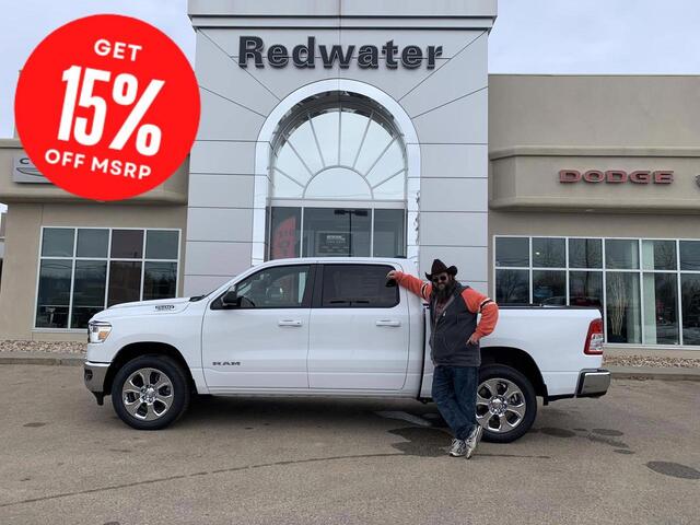 New 2022 RAM 1500 Big Horn Crew Cab 4x4 - Winter Ready Ram Stock NR11913 - Redwater Dodge