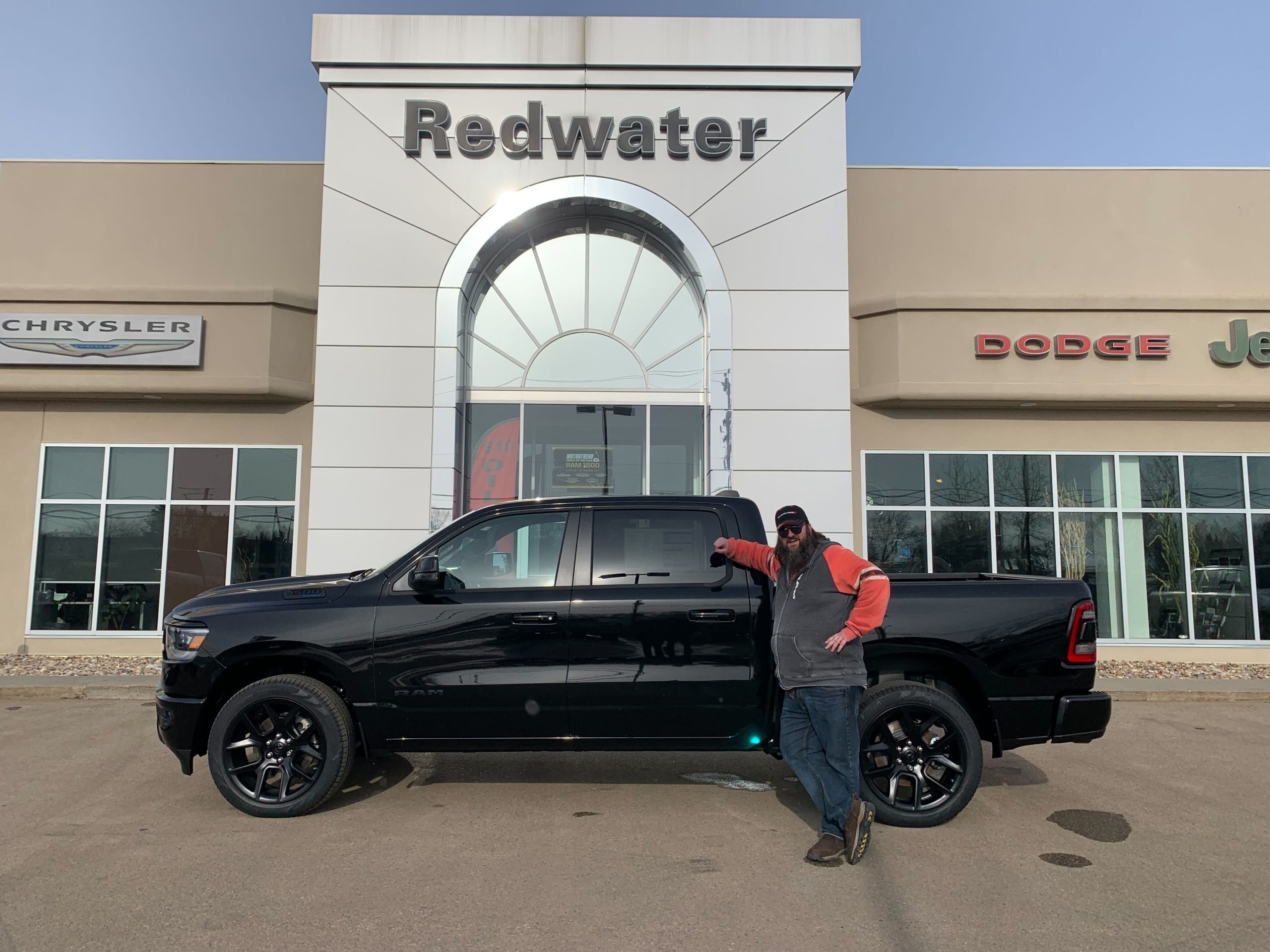 New 2023 RAM 1500 Sport Night Edition Crew Cab 4x4 - HEMI V8 Stock # PR15273 - Redwater Dodge